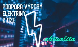 ilustračný obrázok k podpore výroby elektriny z OZE